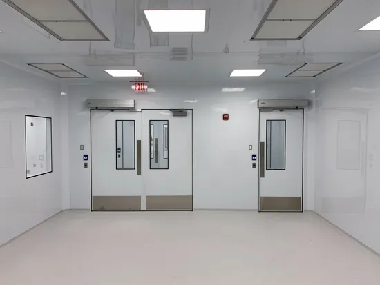Hot Sale Cleanroom Clean Room Automatic Steel Purification Door Supplier